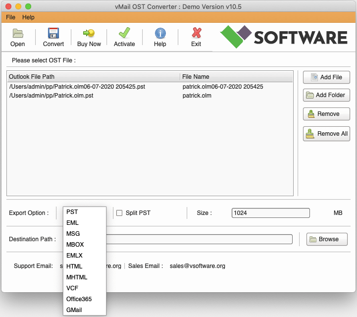 macOS OST to PST Converter Convert OST File to PST and Office 365