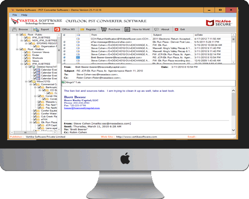 PST Extractor - Extract Outlook PST File & Export Outlook PST File