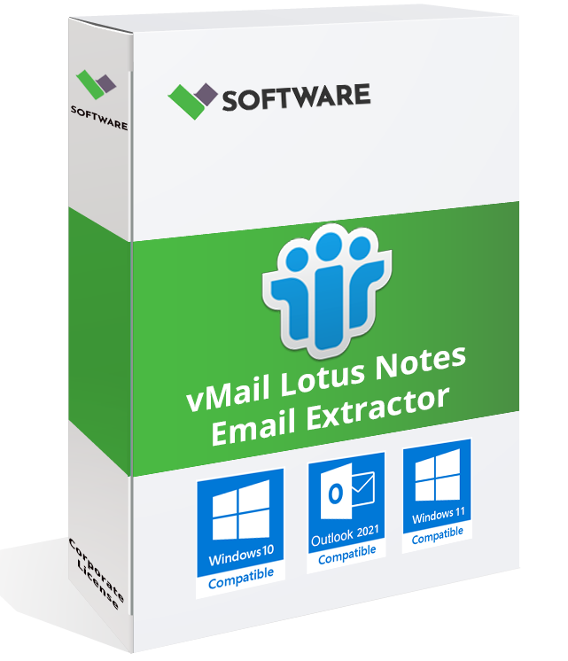 vMail Lotus Notes Email Extractor Software